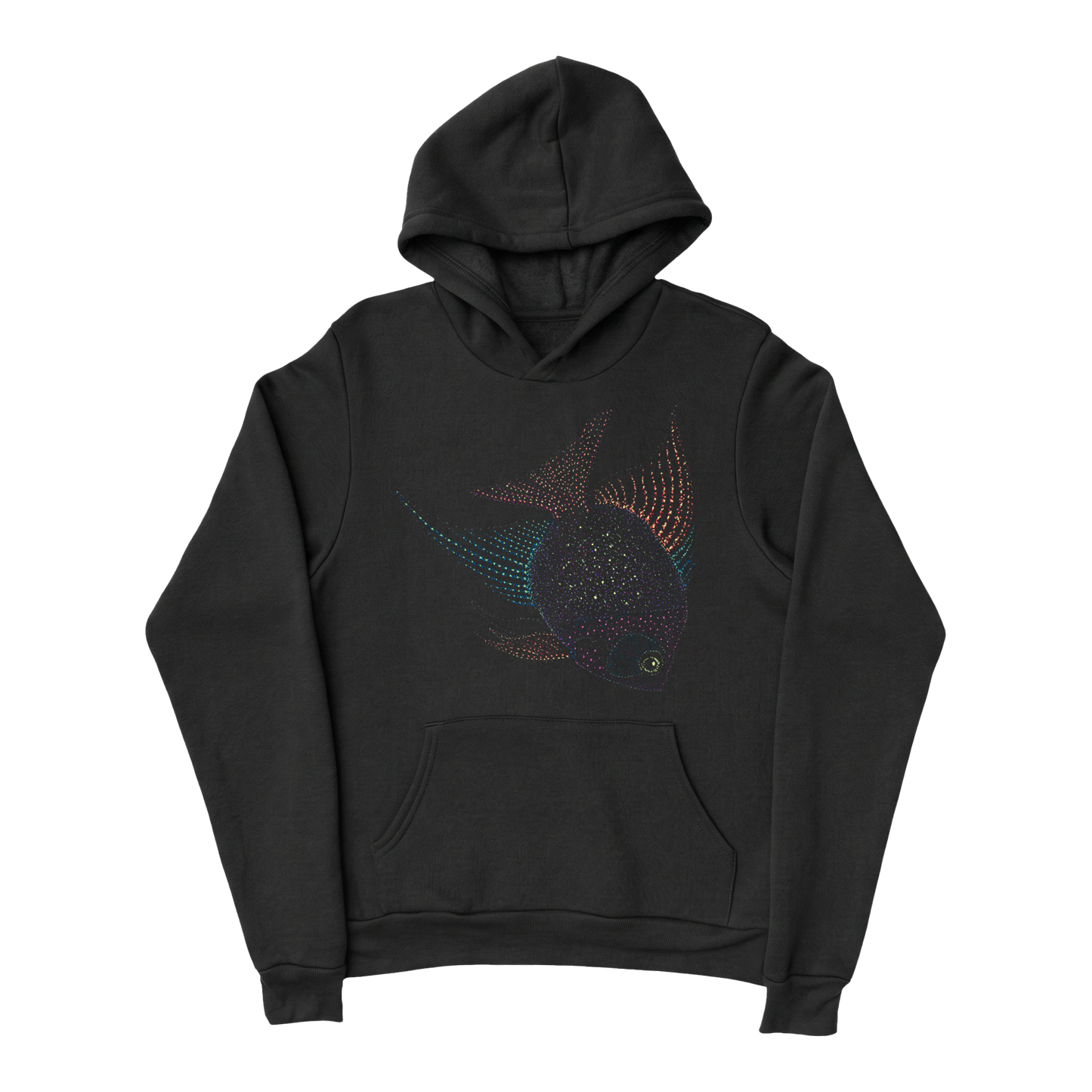 Wildlife-nature-hoodie-for-men-cotton-black-design-curiosity-fish