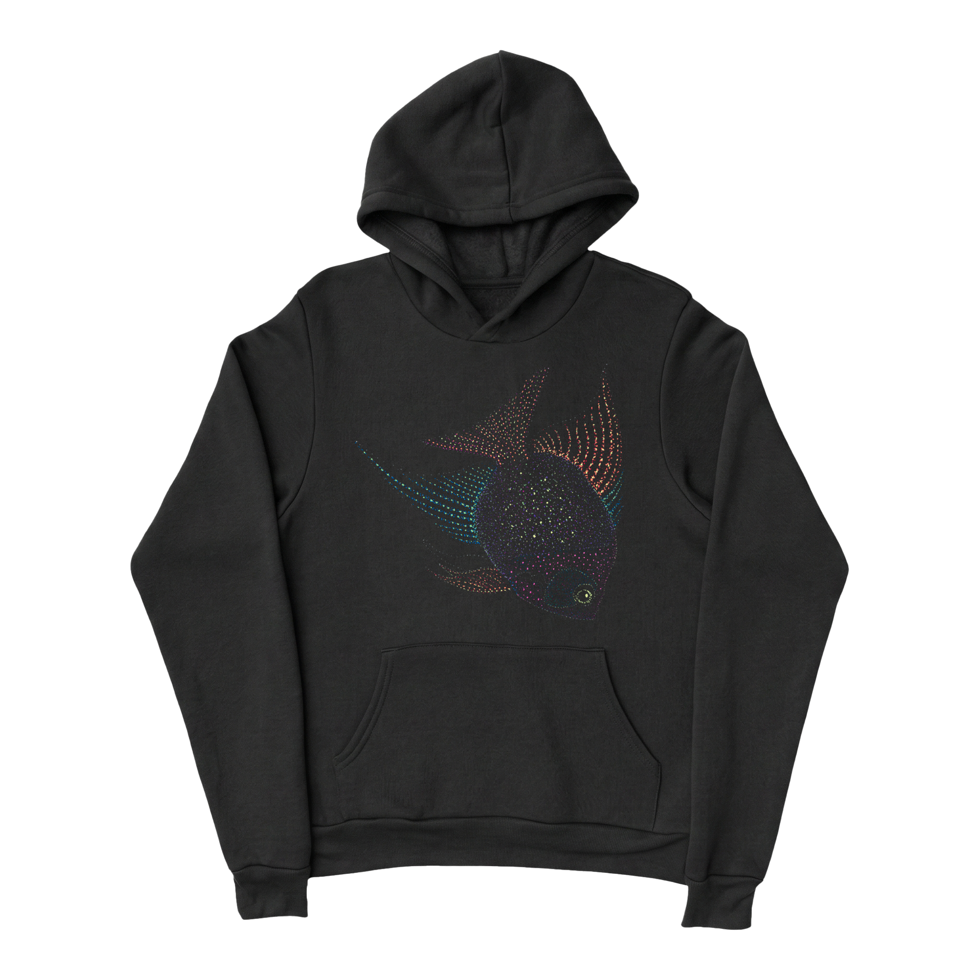 Wildlife-nature-hoodie-for-men-cotton-black-design-curiosity-fish
