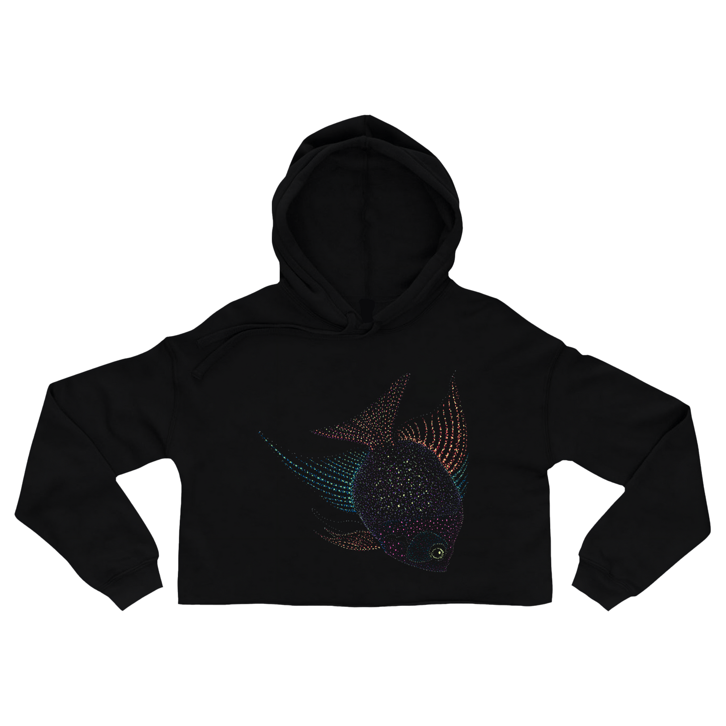 black-cropped-hoodie-for-women-wildlife-nature-curiosity-fish