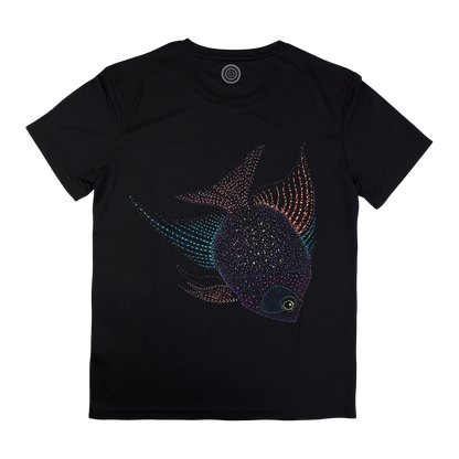 black-t-shirt-top-women-female-wildlife-nature-design-curiosity-fish
