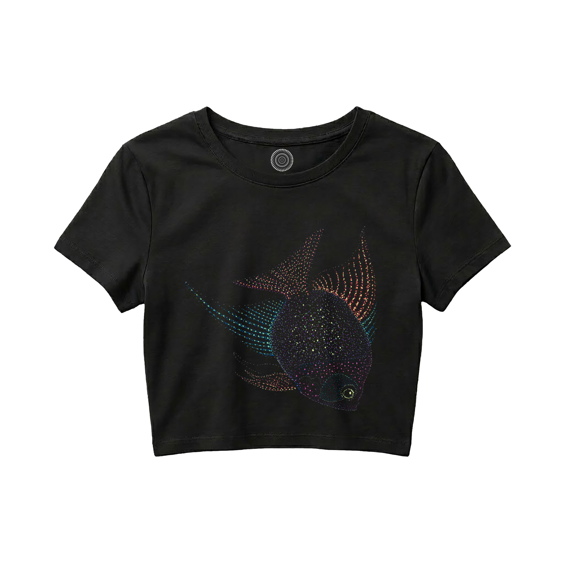 black-Crop-top-women-female-wildlife-nature-design-curiosity-fish