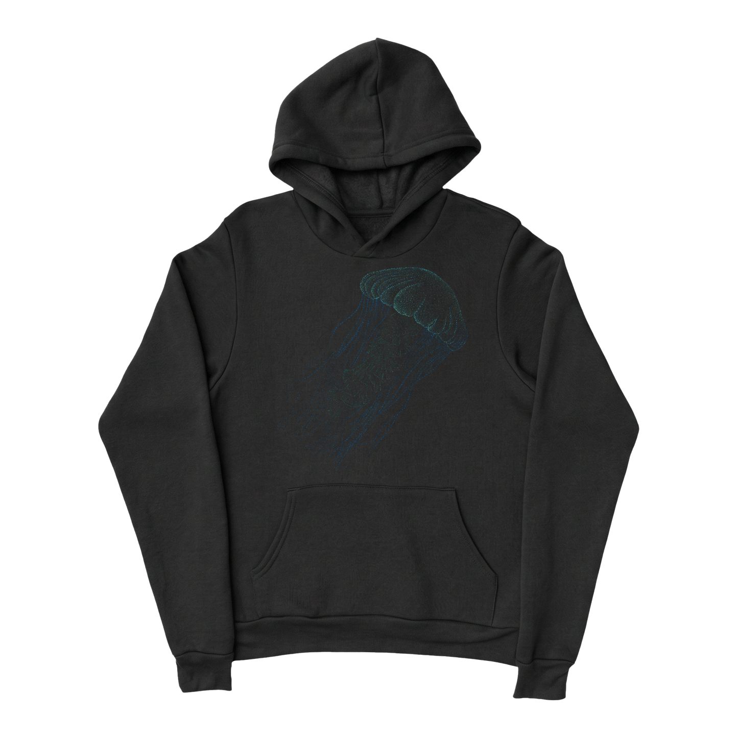 black-cropped-hoodie-for-women-wildlife-nature-alishas-jellyfish