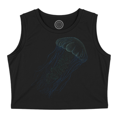 black-Crop-top-women-female-wildlife-nature-design-alishas-jellyfish