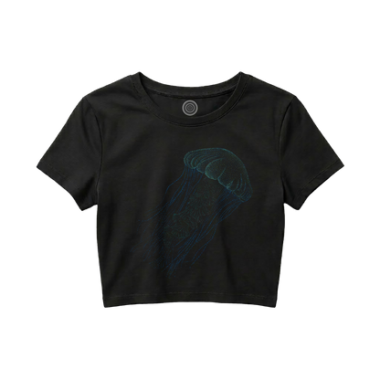 black-t-shirt-top-women-female-wildlife-nature-design-alishas-jellyfish