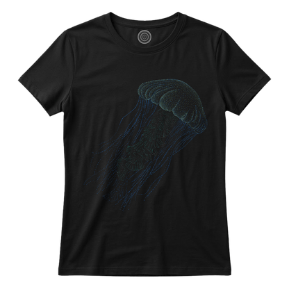 Wildlife-nature-gift-idea-tshirt-black-kids-women-alishas-jellyfish