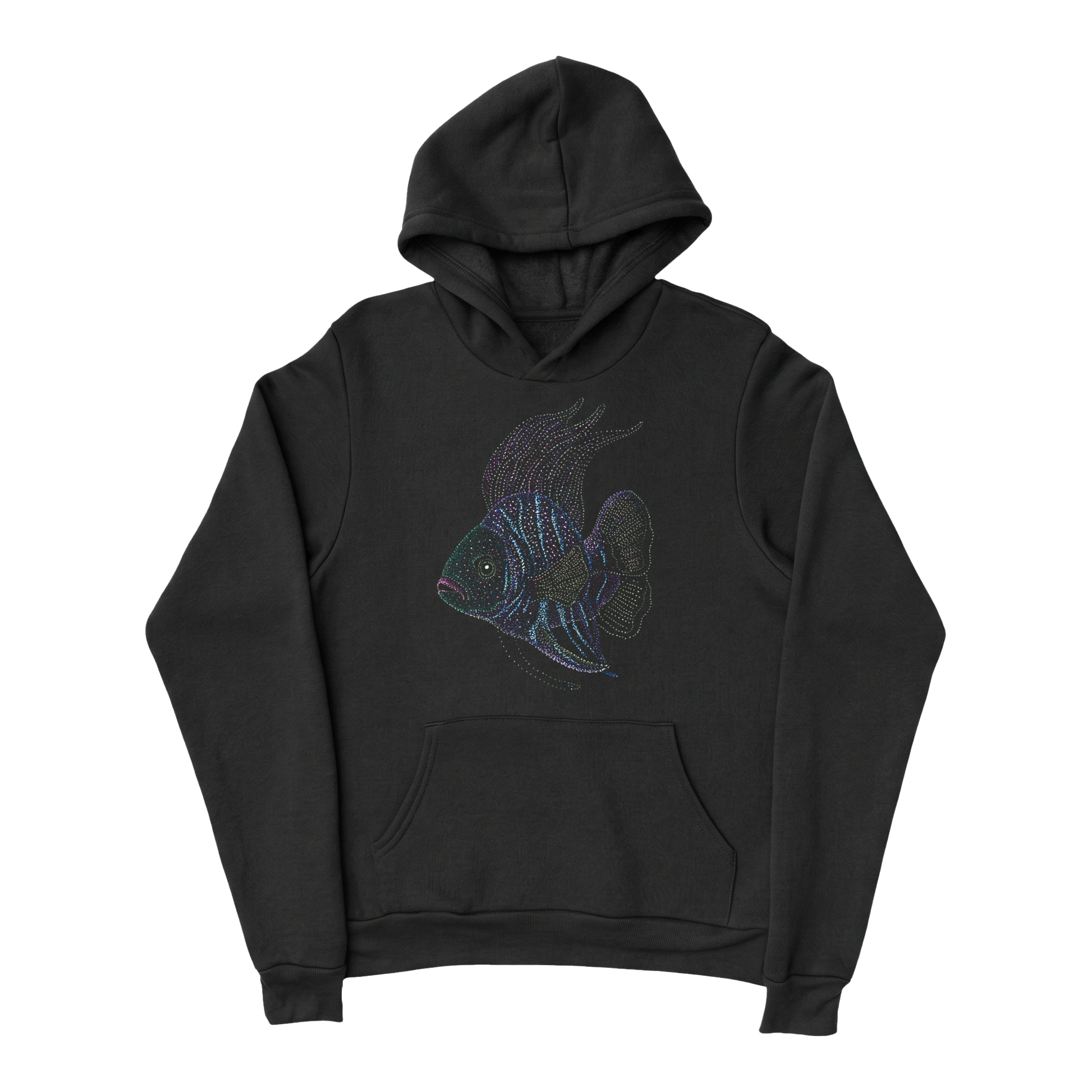 Wildlife-nature-hoodie-for-men-cotton-black-design-anu-fish
