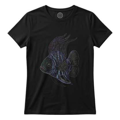 Wildlife-nature-gift-idea-tshirt-black-kids-women-anu-fish