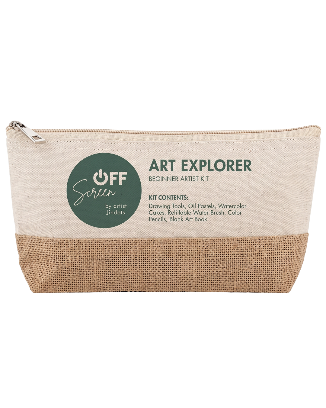 Person exploring creative art activities with Art Explorers kit