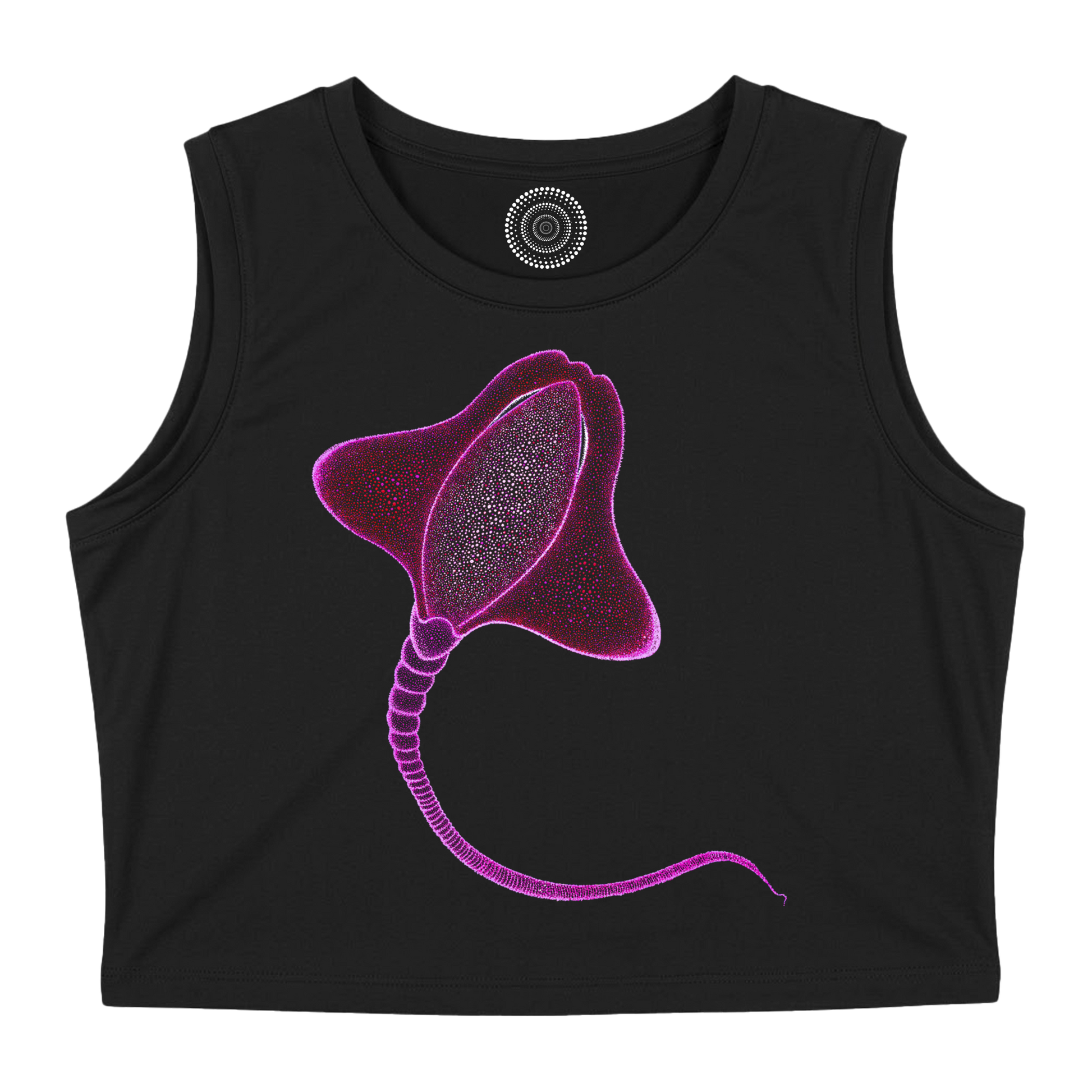 black-tank-top-women-female-wildlife-nature-design-happy-ray