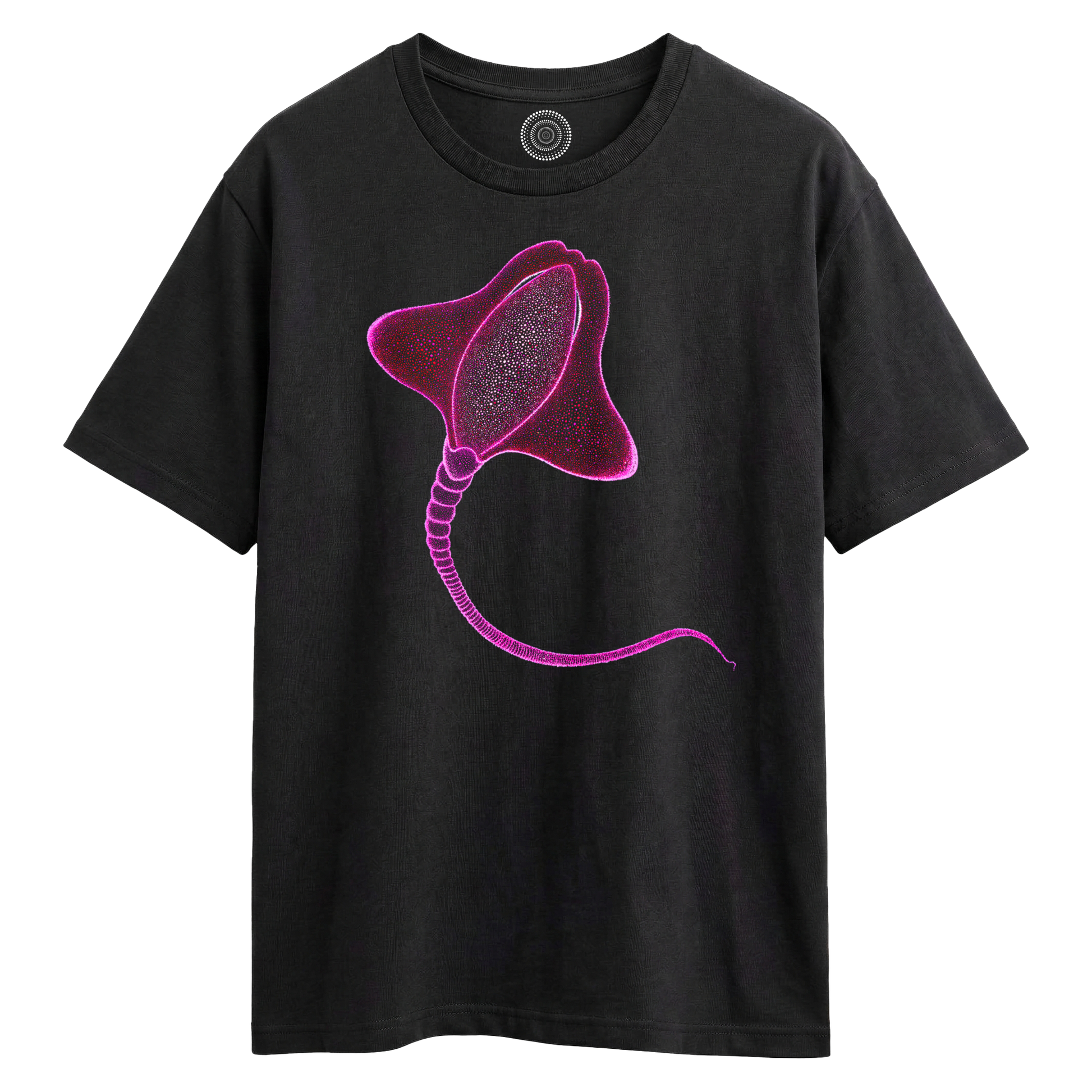 Wildlife-nature-oversized-t-shirt-tee-mens-womens-unisex-black-happy-ray
