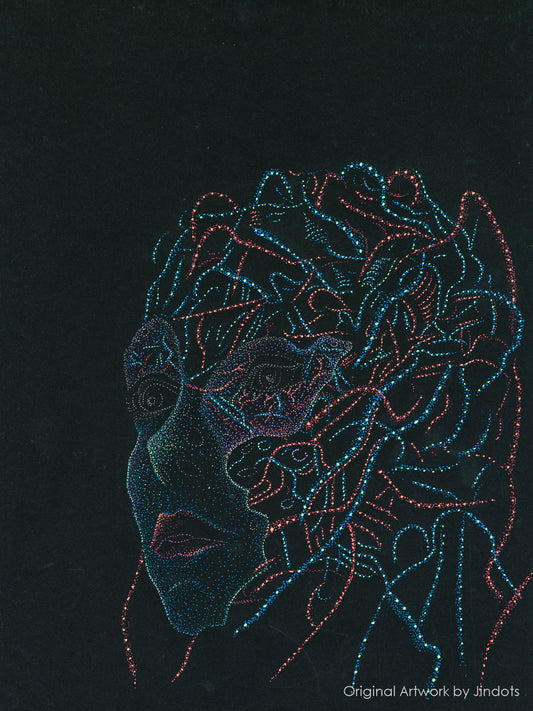 Cheap Dopamine, Jindots, pens on paper, 2025