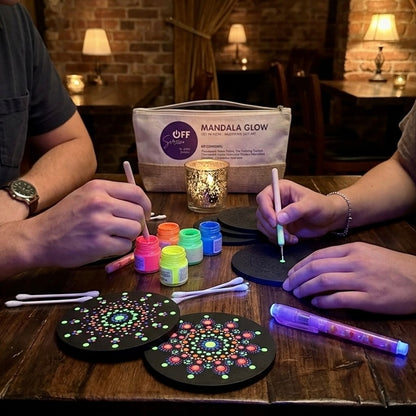 Mandala Glow: A Screen-Free Creative Date & Shared Art Experience