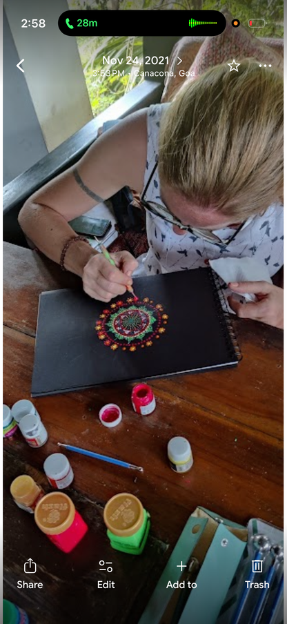 Mandala Workshop: A Screen-Free Group Art Therapy Experience with artist Jin