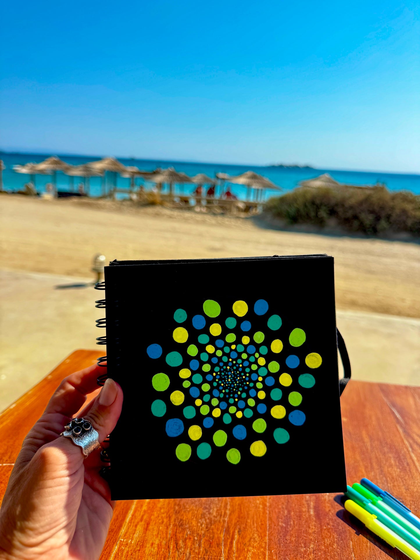 Dot Therapy: the screen-free creative ritual for reclaiming your focus.