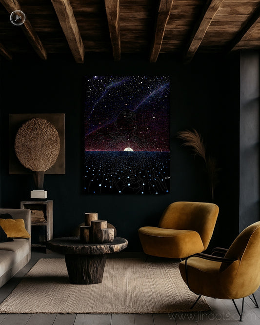 Father: Psychedelic Visionary Art: Gallery-wrapped ready to hang canvas print