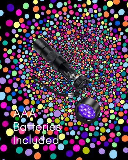 Just start drawing: Fluorescent Dot Art Kit