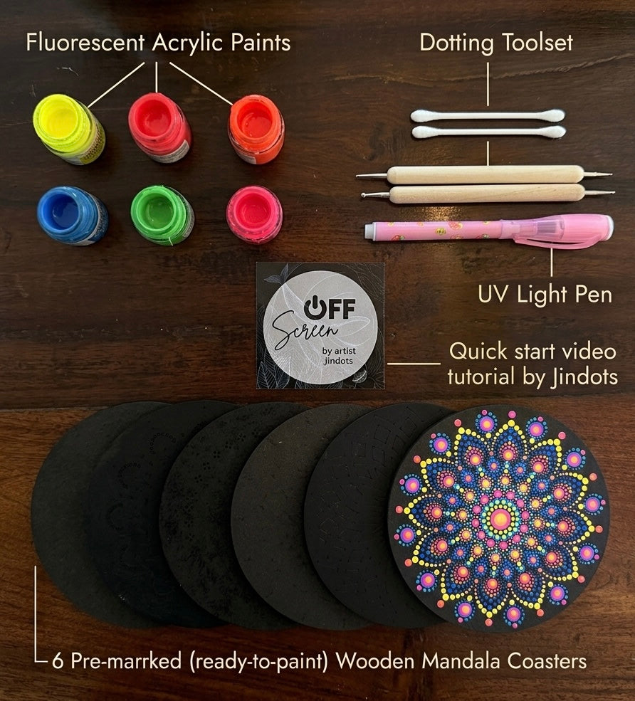 Mandala Glow: A Screen-Free Creative Date & Shared Art Experience