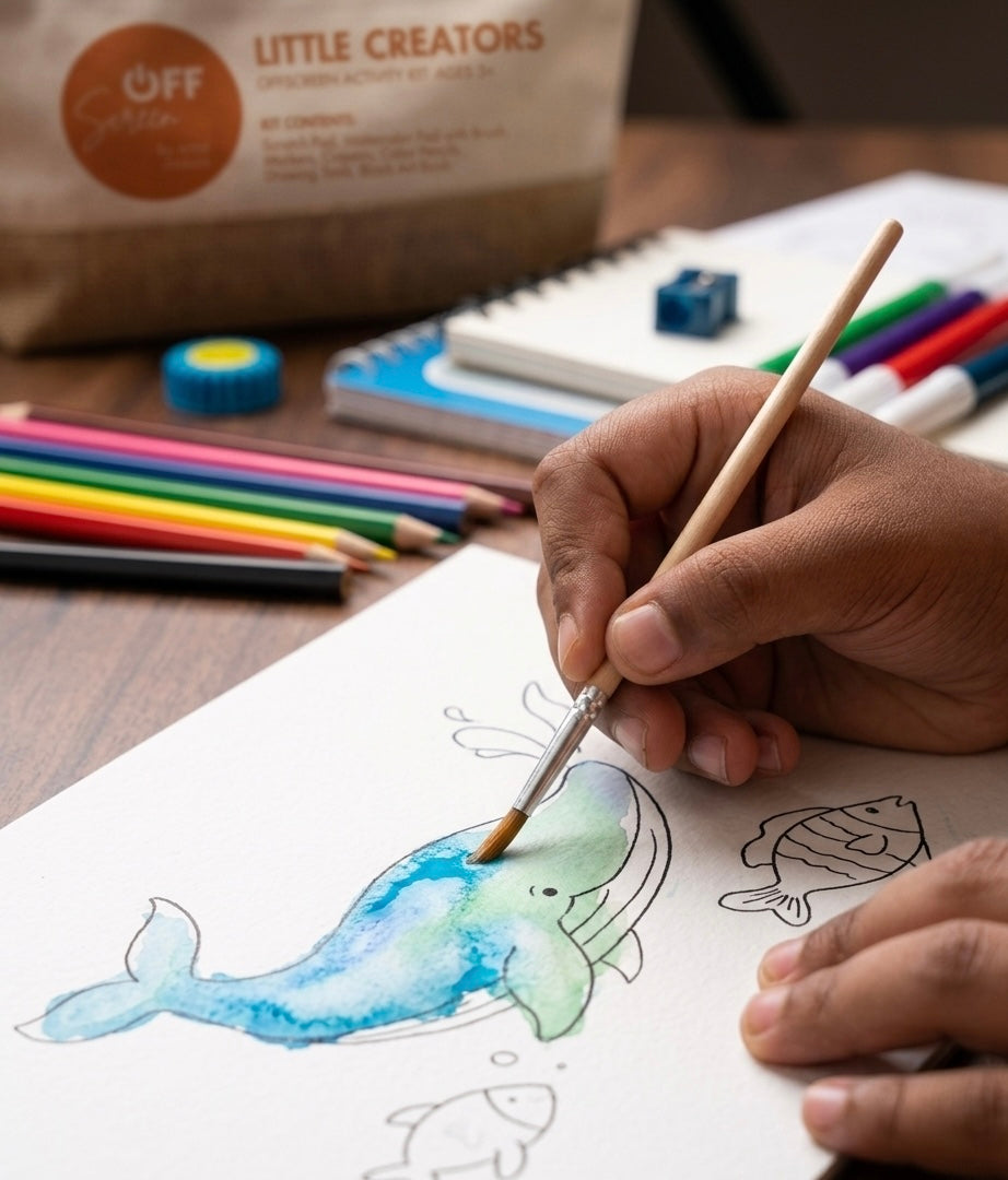 Little Creators: Screen-Free Creative Activity Kit for Kids aged 3+