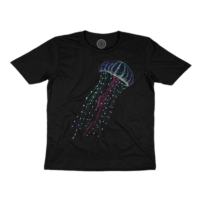 Wildlife-nature-gift-idea-tshirt-black-kids-women-hanna-jellyfish