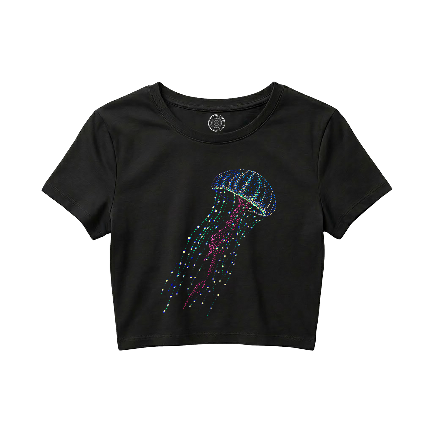 black-Crop-top-women-female-wildlife-nature-design-hanna-jellyfish