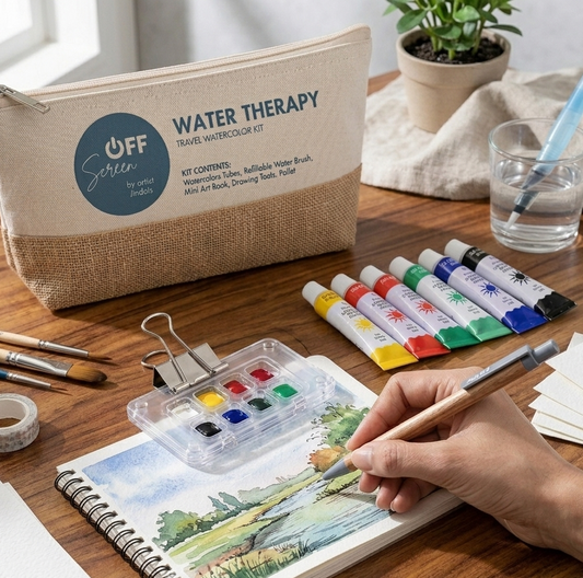 Water Therapy: Travel Watercolor Kit