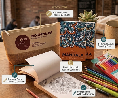 Meditative Art & Journaling: A Premium Creative Gift for Mindful OFFscreen Time