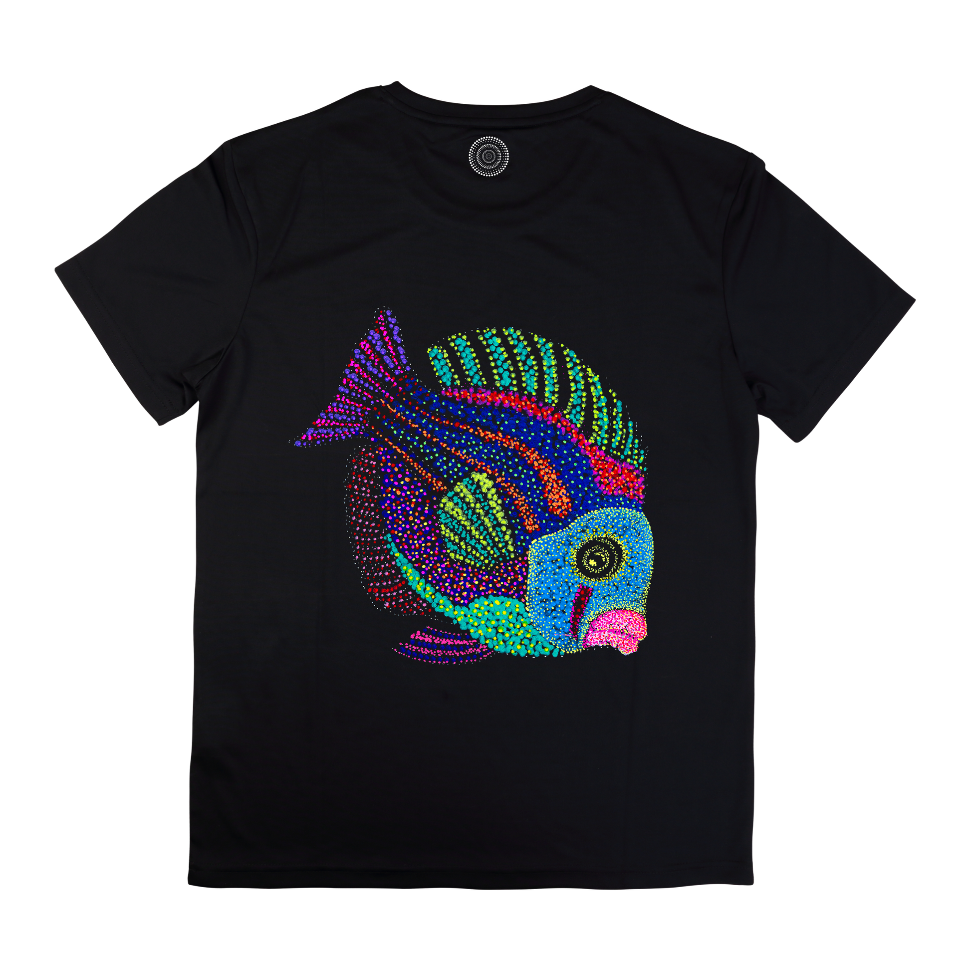 black-t-shirt-top-women-female-wildlife-nature-design-jyoti-fish