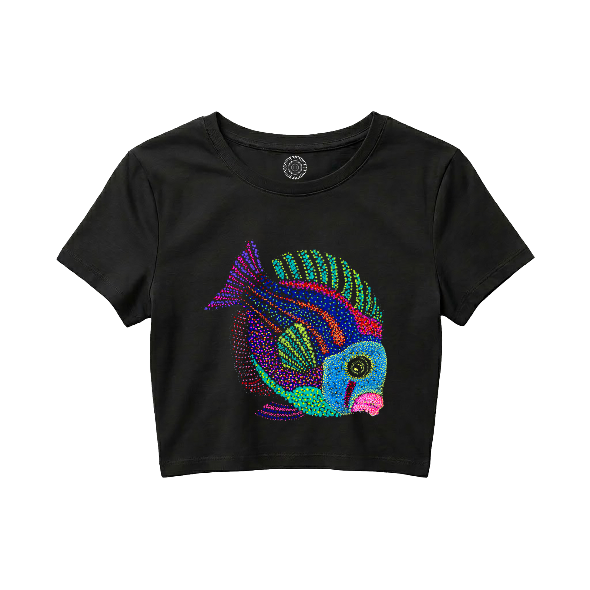 black-Crop-top-women-female-wildlife-nature-design-jyoti-fish