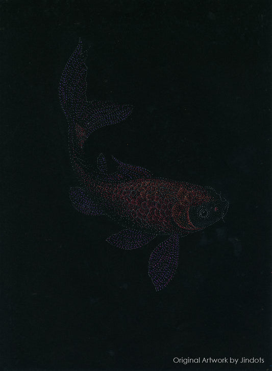 Koi, Jindots, pens on paper, 2025