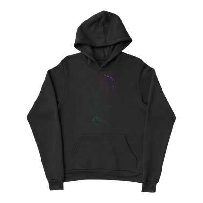 Wildlife-nature-hoodie-for-men-cotton-black-design-lisa-flower