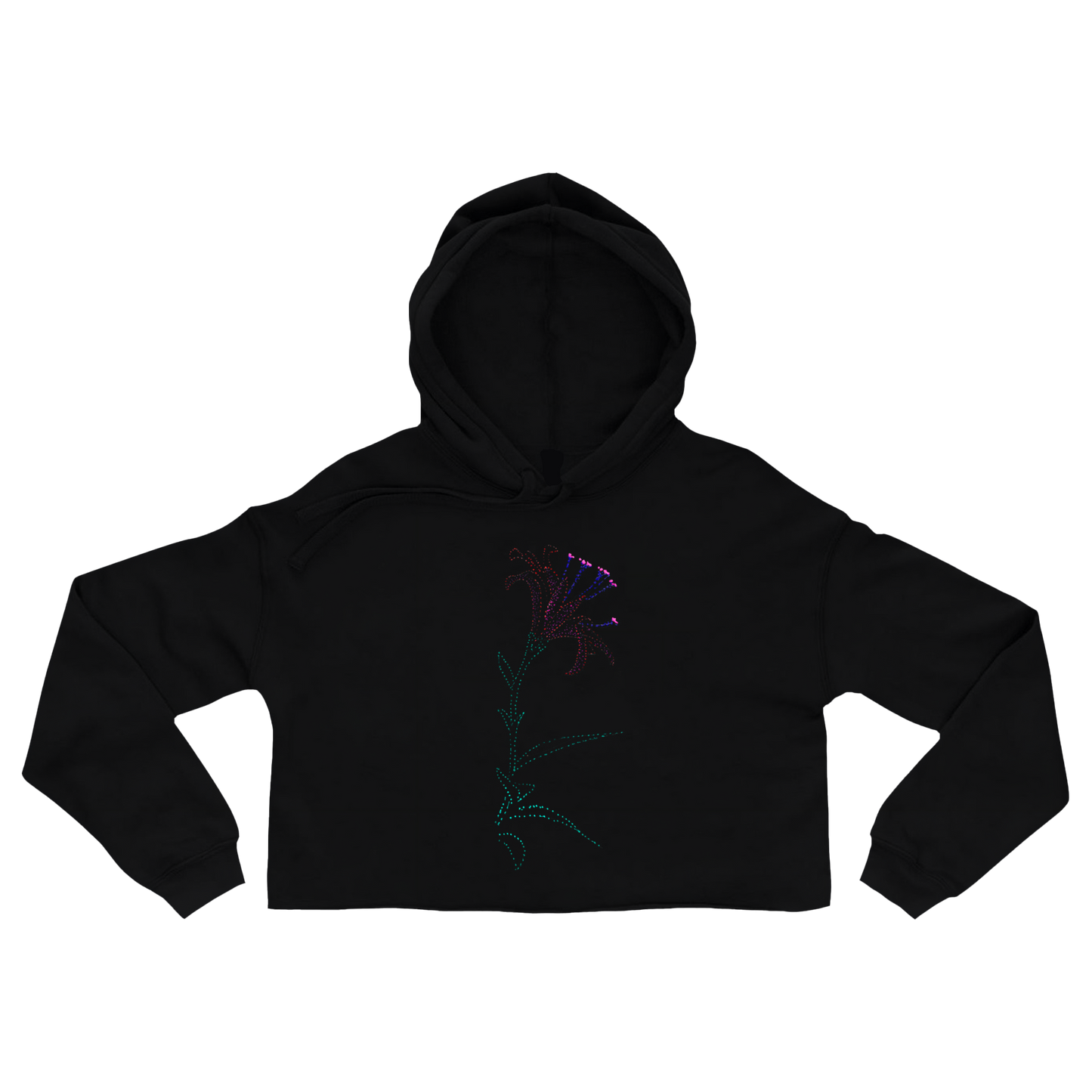 black-cropped-hoodie-for-women-wildlife-nature-lisa-flower