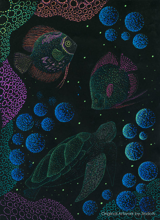 Martin Vipul and Panto, Jindots, pens on paper, 2025