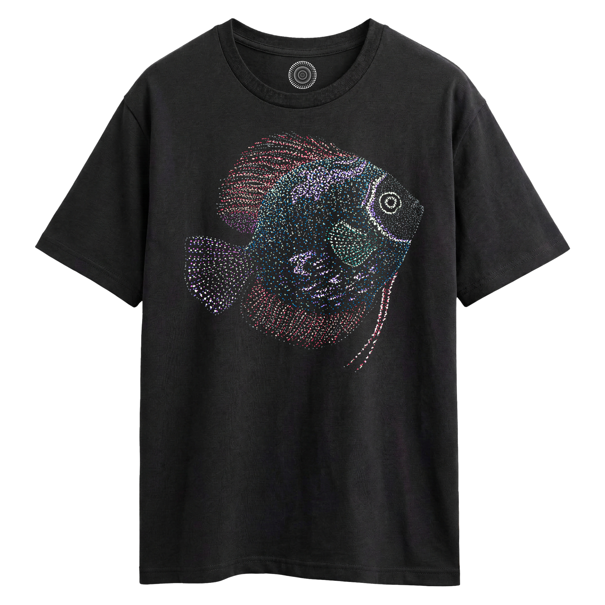 Wildlife-nature-oversized-t-shirt-tee-mens-womens-unisex-black-martin-fish
