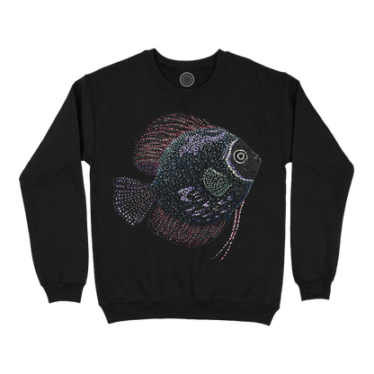 Wildlife-nature-sweatshirt-men-black-martin-fish