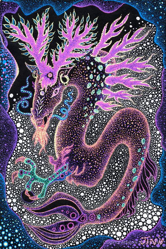 Mithya, Jindots, pens on paper, 2018