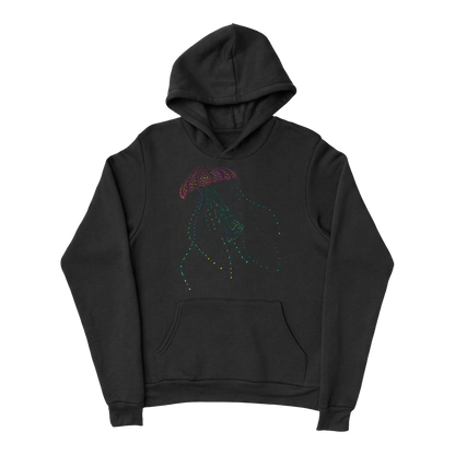 Wildlife-nature-hoodie-for-men-cotton-black-design-najine-jellyfish