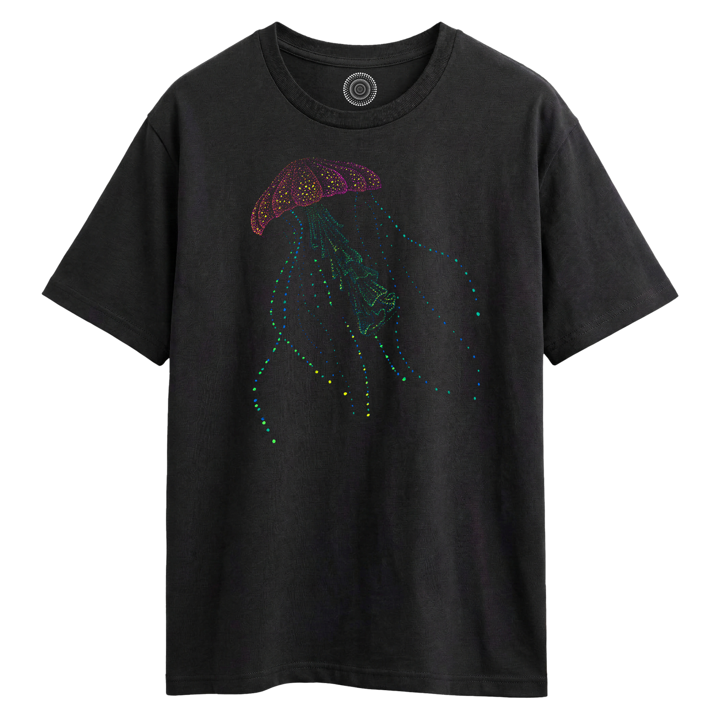 Wildlife-nature-oversized-t-shirt-tee-mens-womens-unisex-black-najine-jellyfish