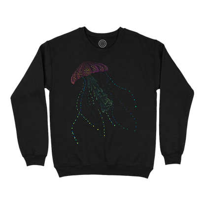Wildlife-nature-sweatshirt-men-black-najine-jellyfish