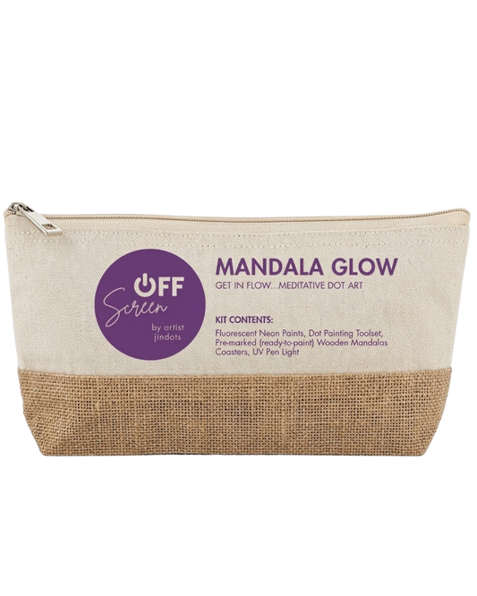Mandala Glow: Meditative Dot Art Kit for Adults