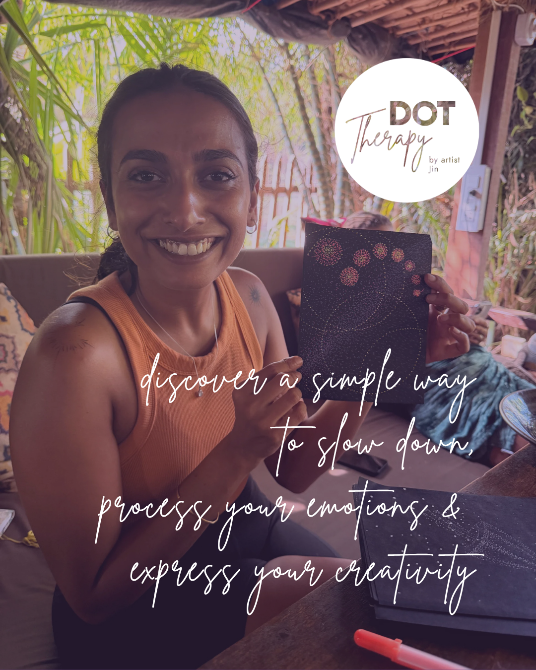 Dot Therapy™: A 5-Week Creative Art Practice with artist Jin