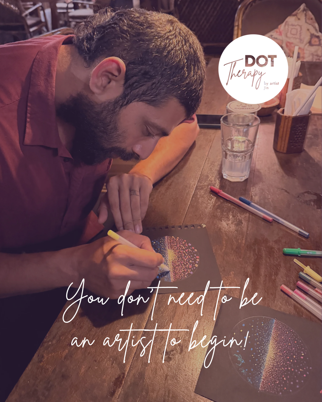 Dot Therapy™: A 5-Week Creative Art Practice with artist Jin