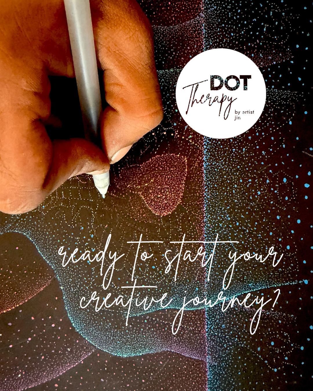 Dot Therapy™: A 5-Week Creative Art Practice with artist Jin