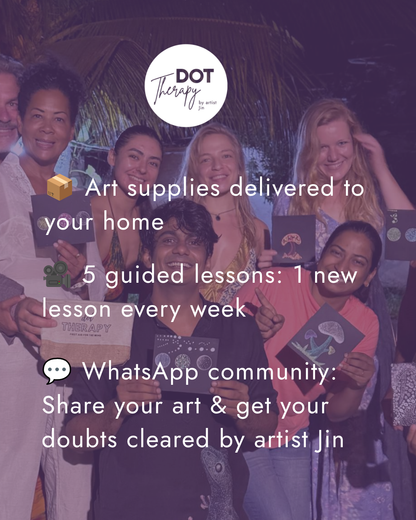 Dot Therapy™: A 5-Week Creative Art Practice with artist Jin
