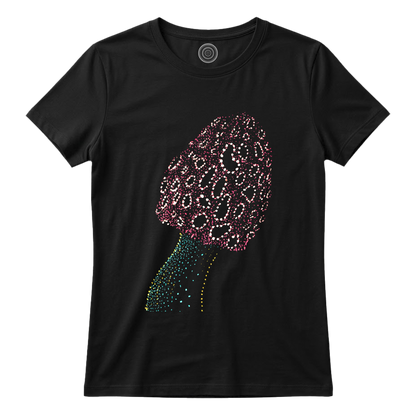 Wildlife-nature-gift-idea-tshirt-black-kids-women-satish-mushroom