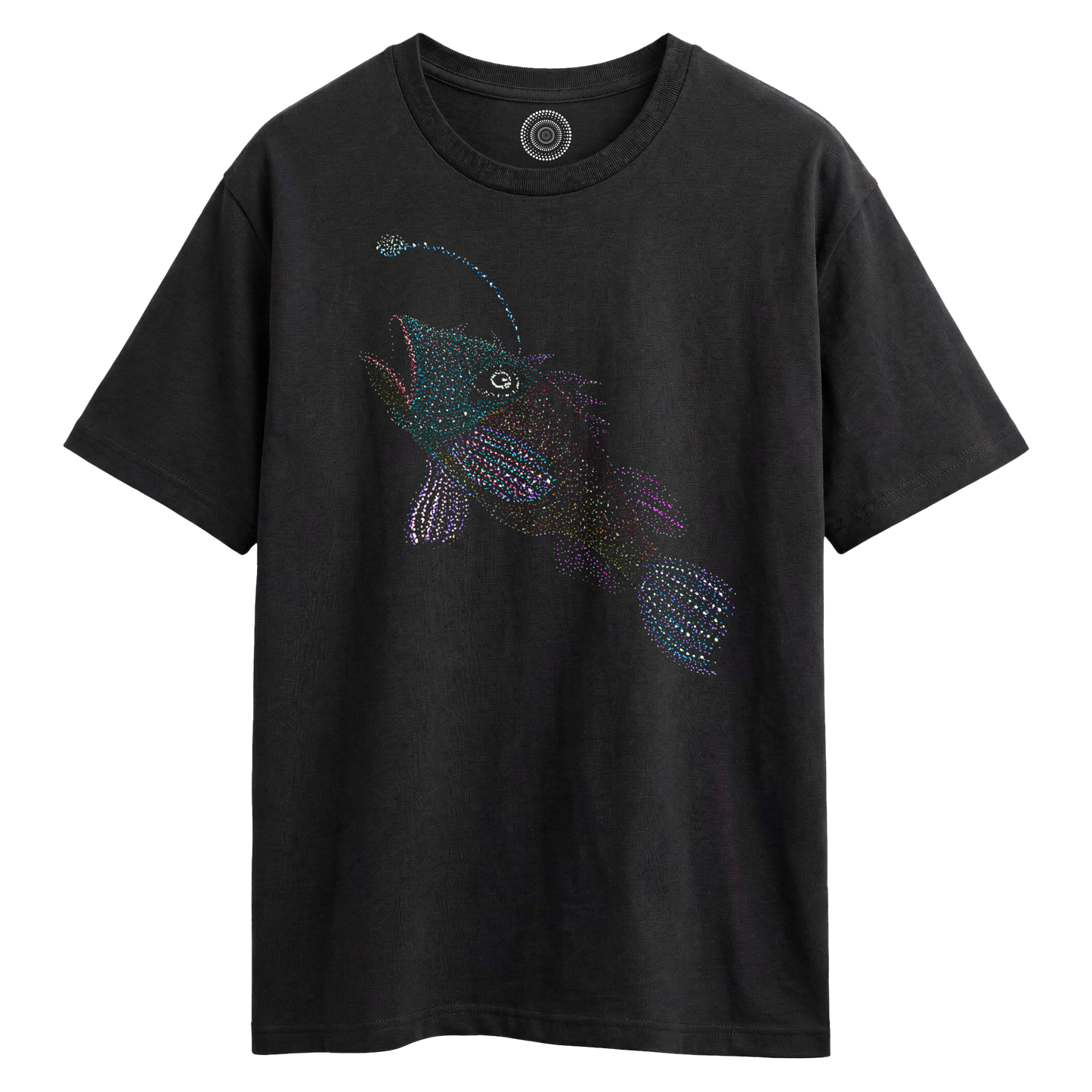 Wildlife-nature-oversized-t-shirt-tee-mens-womens-unisex-black-shahbaz-angler