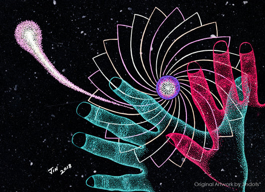 Support, Jindots, pens on paper, 2018