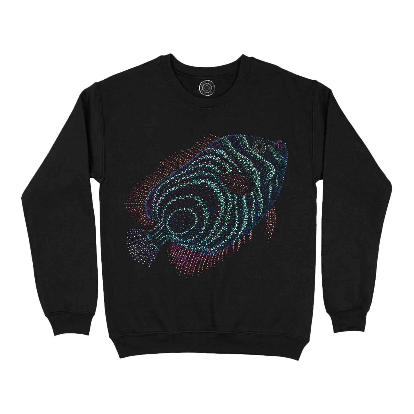Wildlife-nature-sweatshirt-men-black-vincent-fish