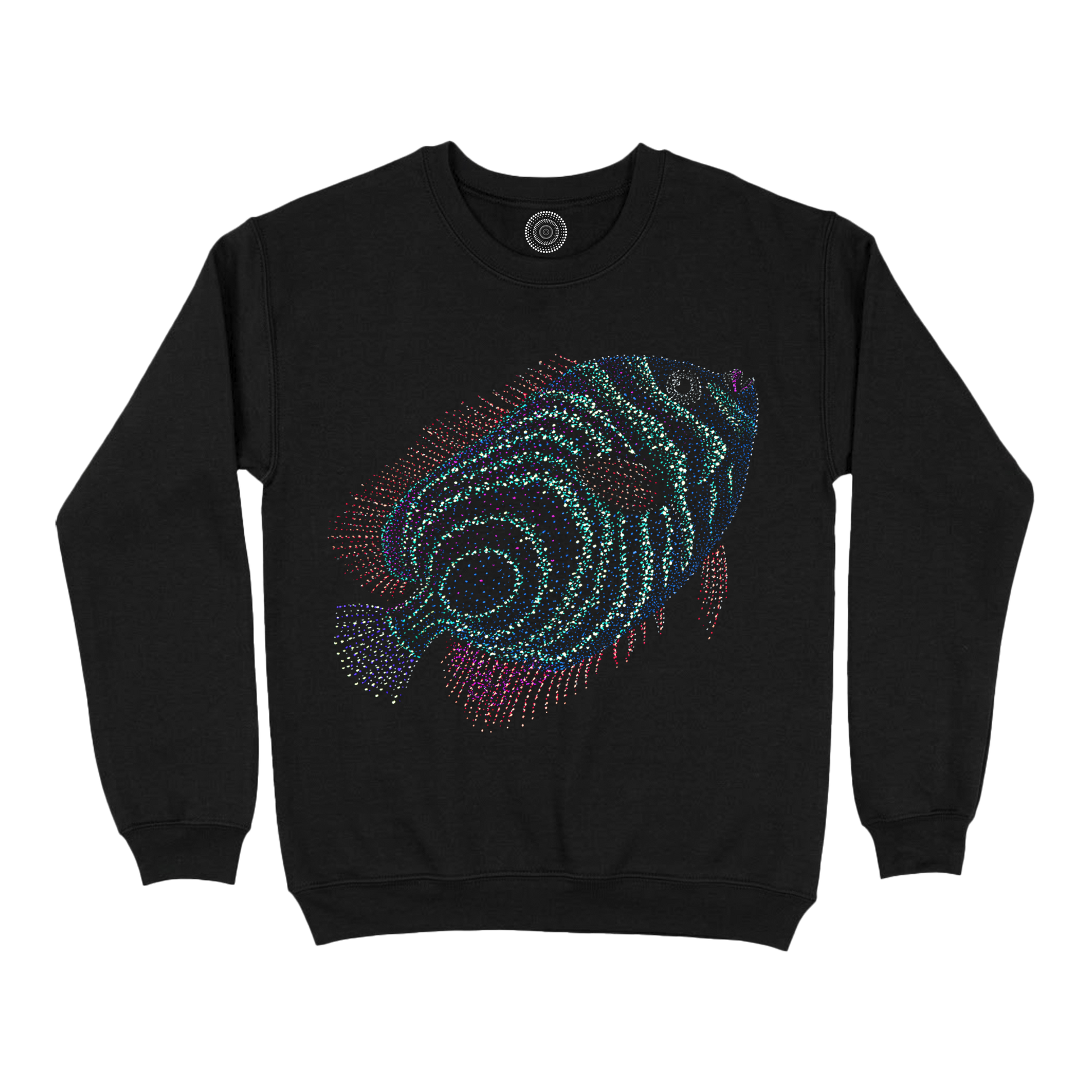 Wildlife-nature-sweatshirt-men-black-vincent-fish