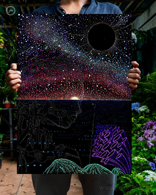 Eyes of Fire: Psychedelic Visionary Art: Gallery-wrapped ready to hang canvas print