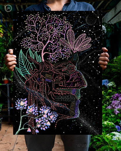 Forest Foresight - Original Artwork by Jindots